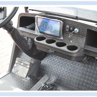 Electric Golf Cart 2 Seater with Lithium Battery 3.5kW Motor Unloading Flat Box &amp; Cargo Box for Hotel Use