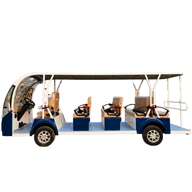 2025 Premium Parison Electric Sightseeing Shuttle Bus 11 Seats &amp; Golf Carts Stylish for Tourist Spot Villa and Hotels