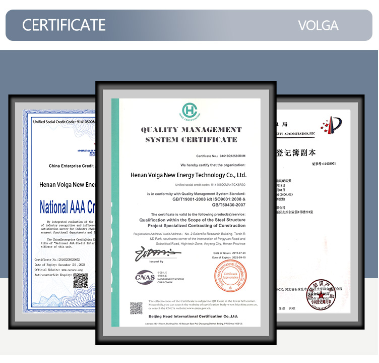 Certifications