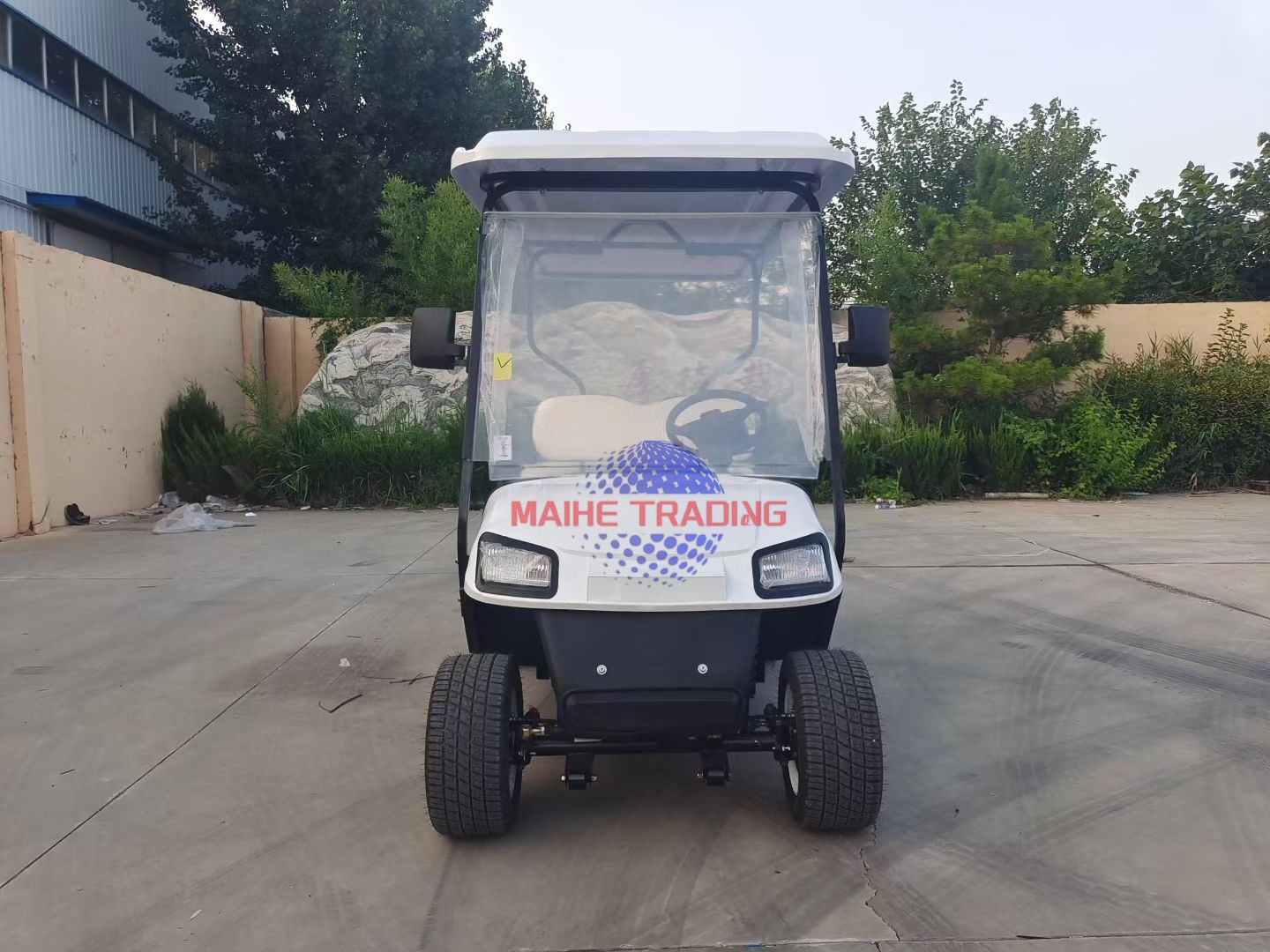 Premium 7-8 Seater Electric Golf Cart 48v Lithium Battery Smart Control 50-70Km/h Speed 70-90km Range 300-400kg Curb Weight