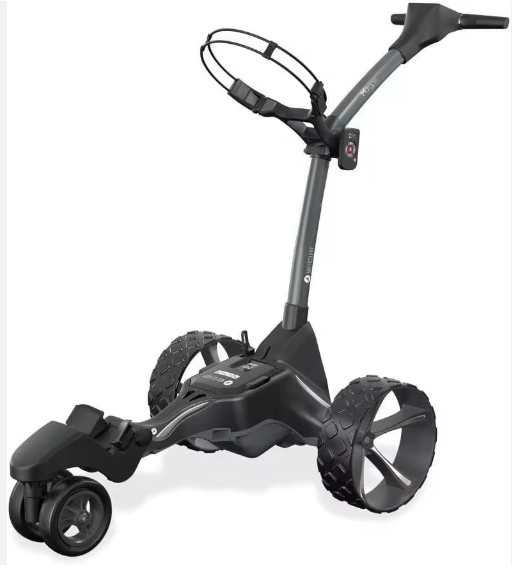 NEW M7 GPS Remote Electric Golf Caddy Electric Go-lf Push Cart with Remote, Touchscreen, Integrated GPS - Accessories Included
