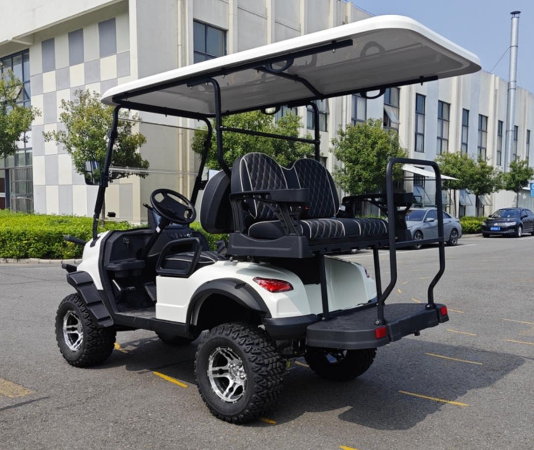 4 Seater Street-legal Off-road Golf Buggy Electric Golf Car for Sale 10'' Display Lifepo4 Battery