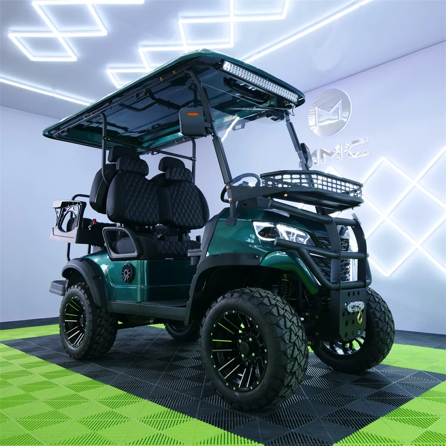 Best Selling Electric Four-Wheeler Golf Cart Electric Beach Buggy Solar-Powered Golf Club Cart Farmer's Cart Hunting Cart