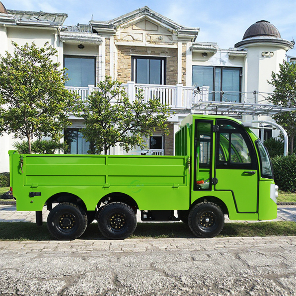 2-Person Parison Electric Golf Cart Utility Vehicle with 2 Seats and Cargo Box Made of Plastic 2025SDZX12PTPR336