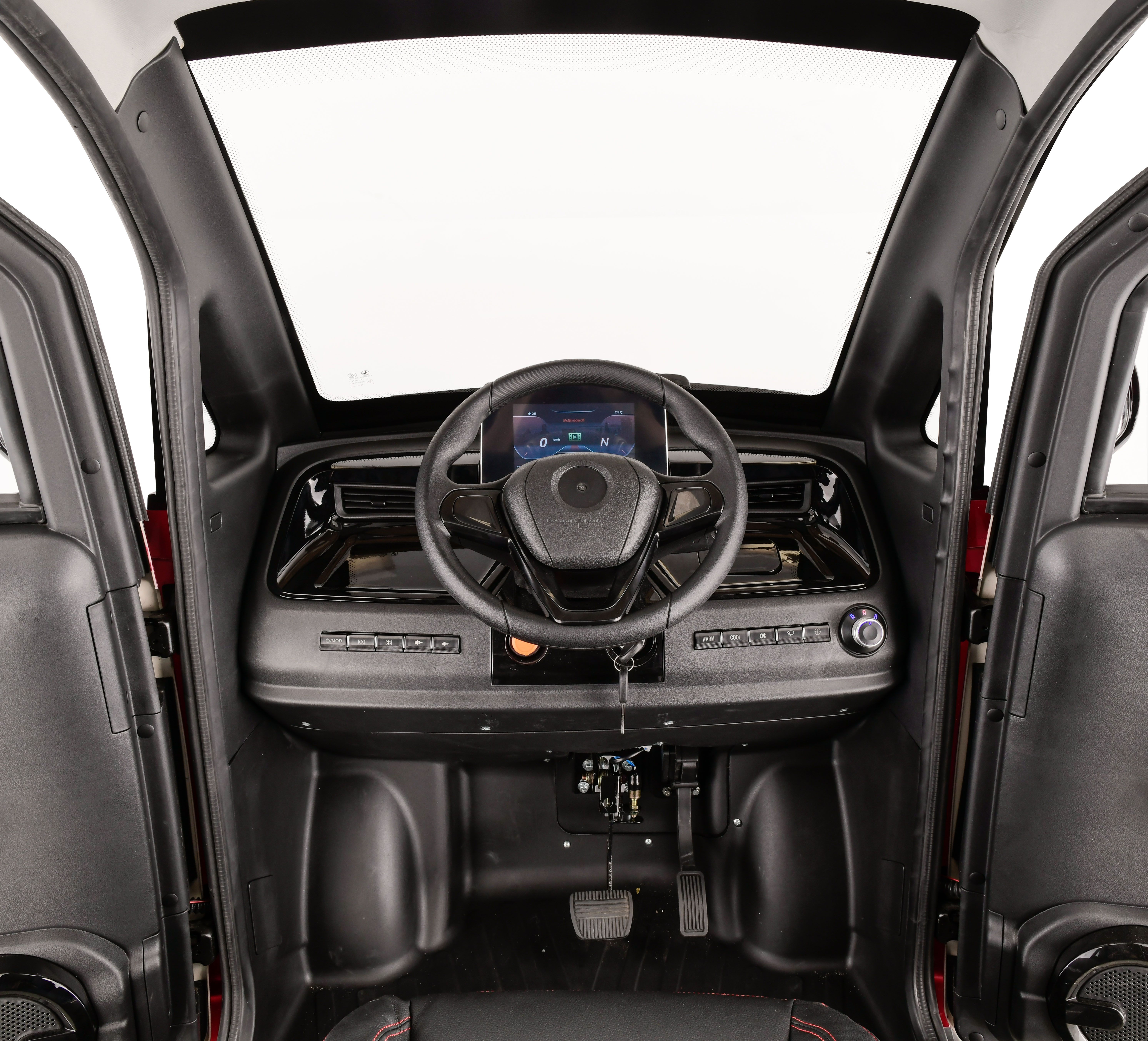 Leather Wrapped Steering Wheel