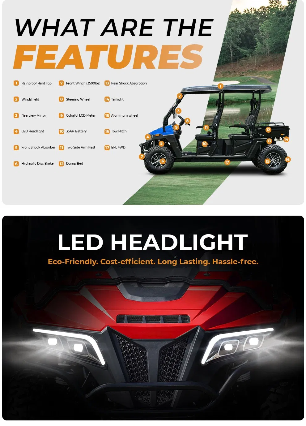 New OEM 4 Wheeler Tractor Utility Farm Vehicle