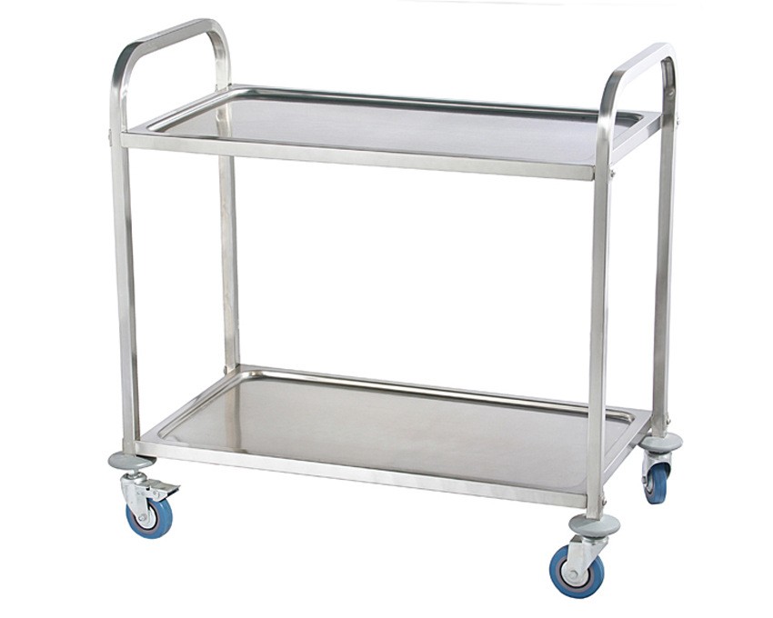 2/3tier Hotel Stainless Steel Service Carts/stainless Steel Service Transport Trolley