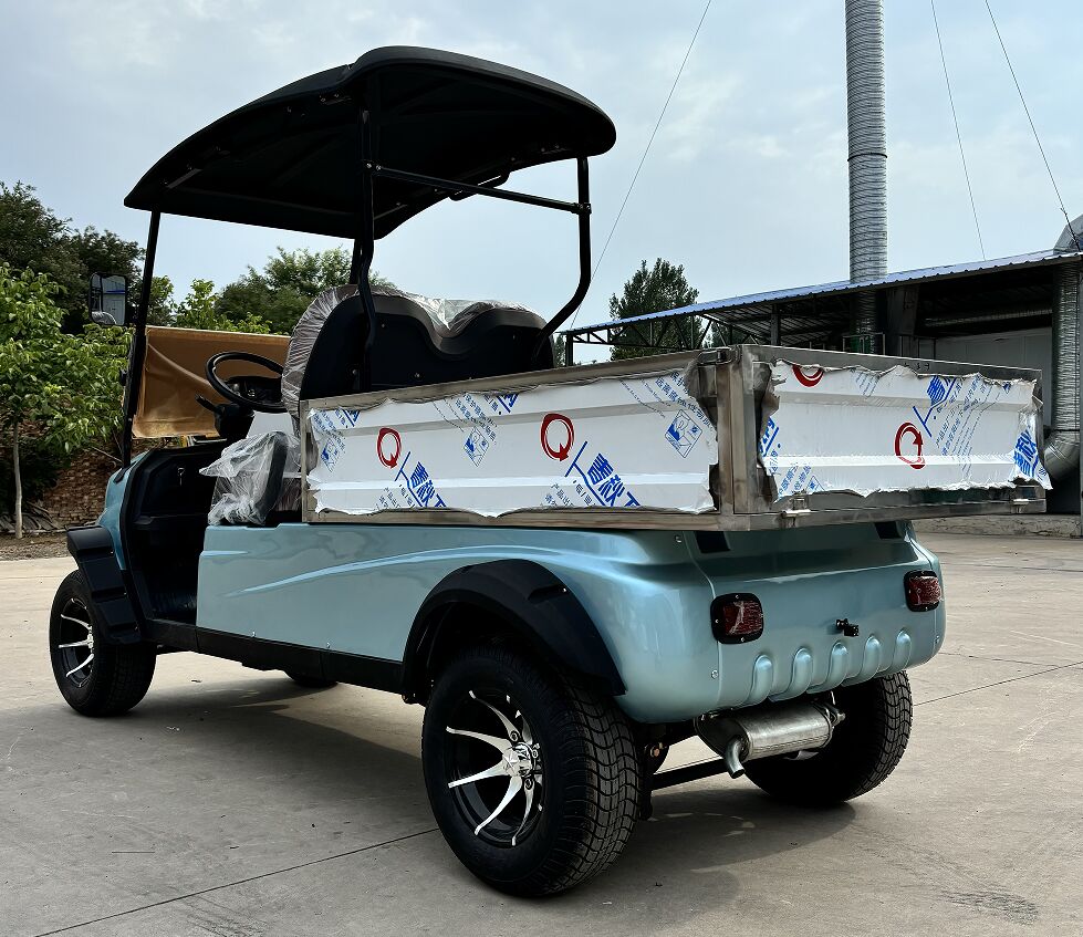WELIFTRICH 5-6 Seater 72V Fully Waterproof Battery Operated Utility Cart Dump Cargo Bed Electric Golf Cart