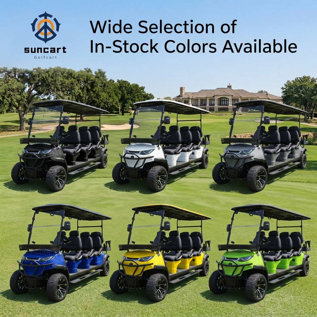 US/Dubai/Indonesia Stock 6 Seater Golf Cart Fast Shipping 6 Seater Electric Golf Cart Factory Sale