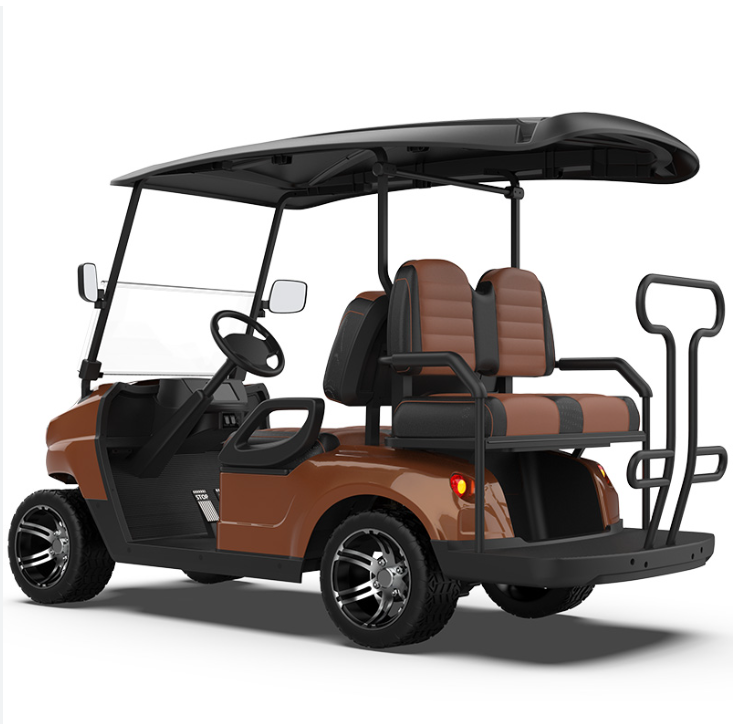 2024 New Electric 4 Passenger Golf Cart with Lithium Battery and 5kW Motor Reliable Seats