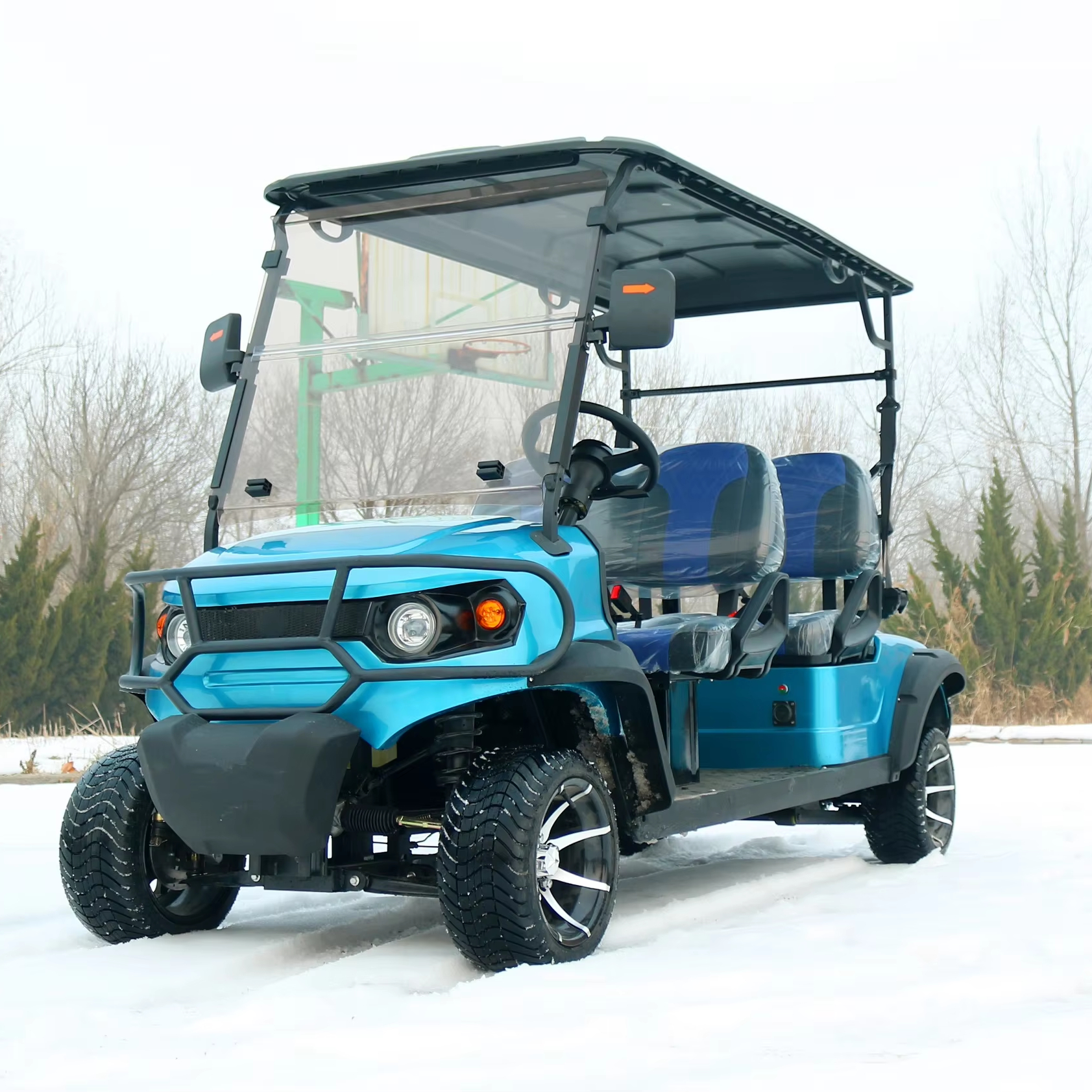 Cheap Chinese Electric Utility Golf Cart Mini Hunting Luxury off Road 3.5KW 60V 80-90km Range 3-4 Seats