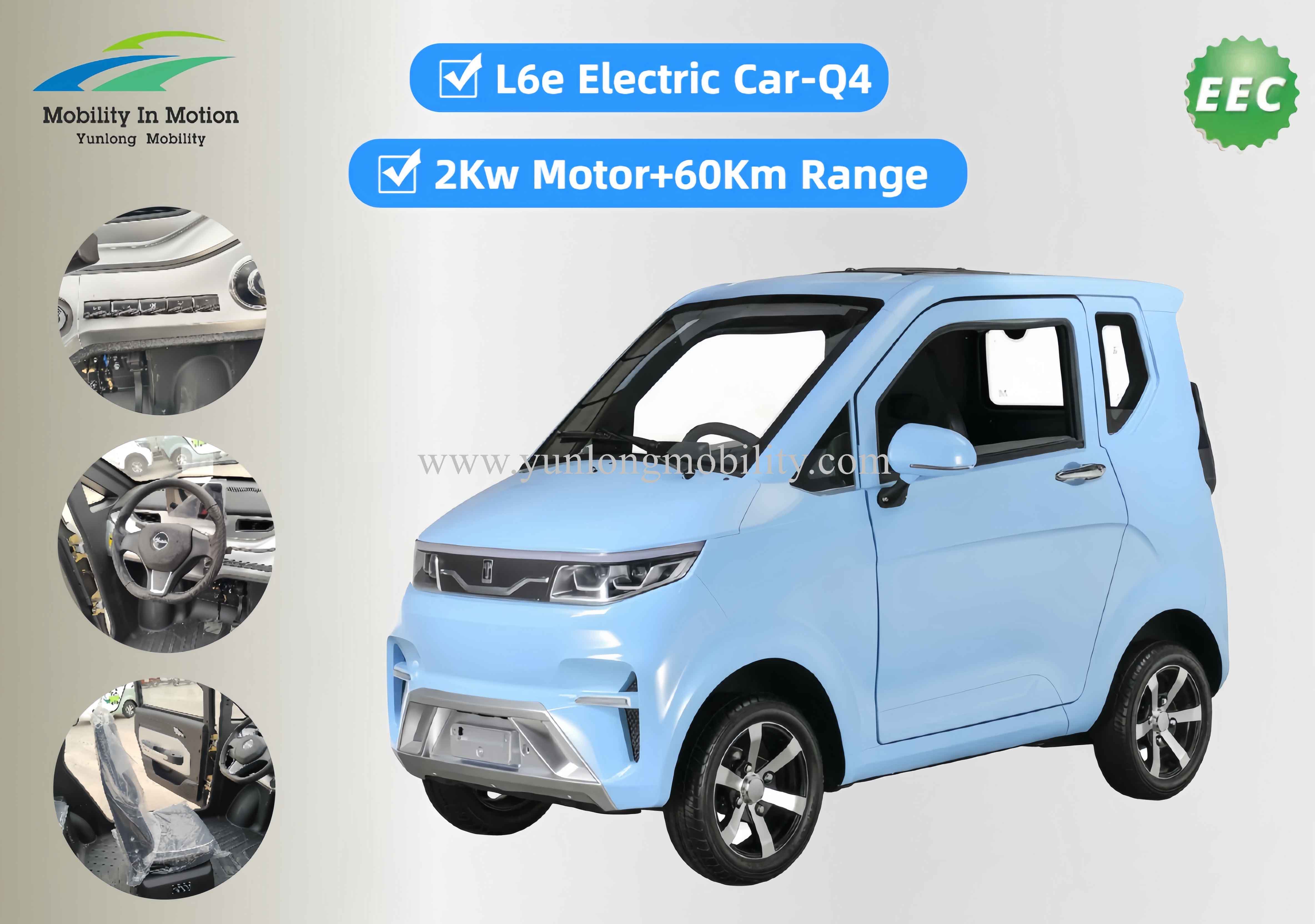 Electric Mini Car Front View