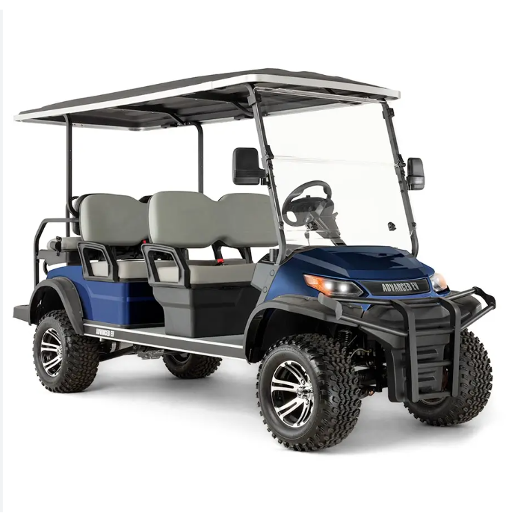 2024 New Electric 4 Passenger Golf Cart with Lithium Battery and 5kW Motor Reliable Seats