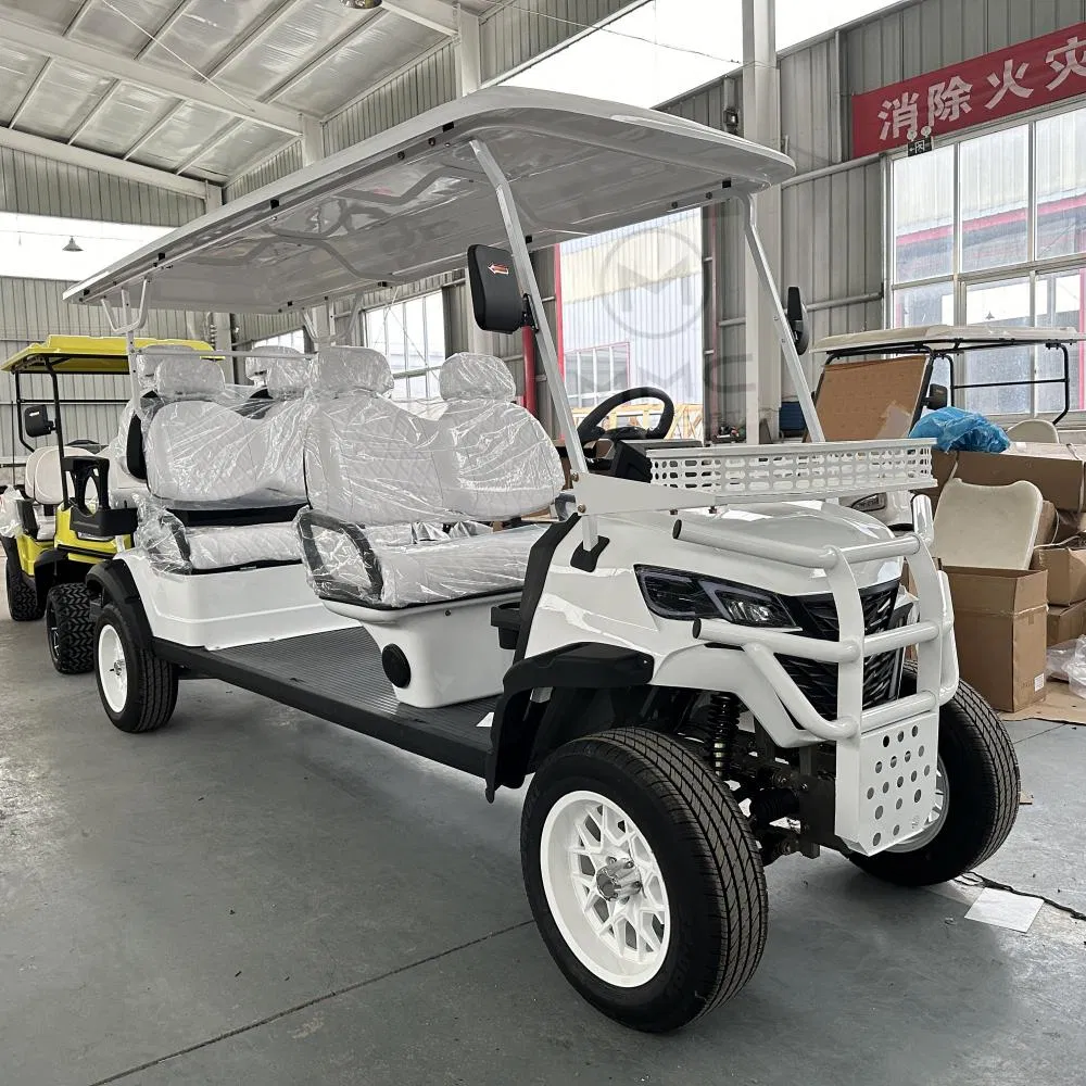 72V Lithium Battery 4 Wheel Golf Carts Solar Panels Powered off Road Electric Golf Cart 4 Seater