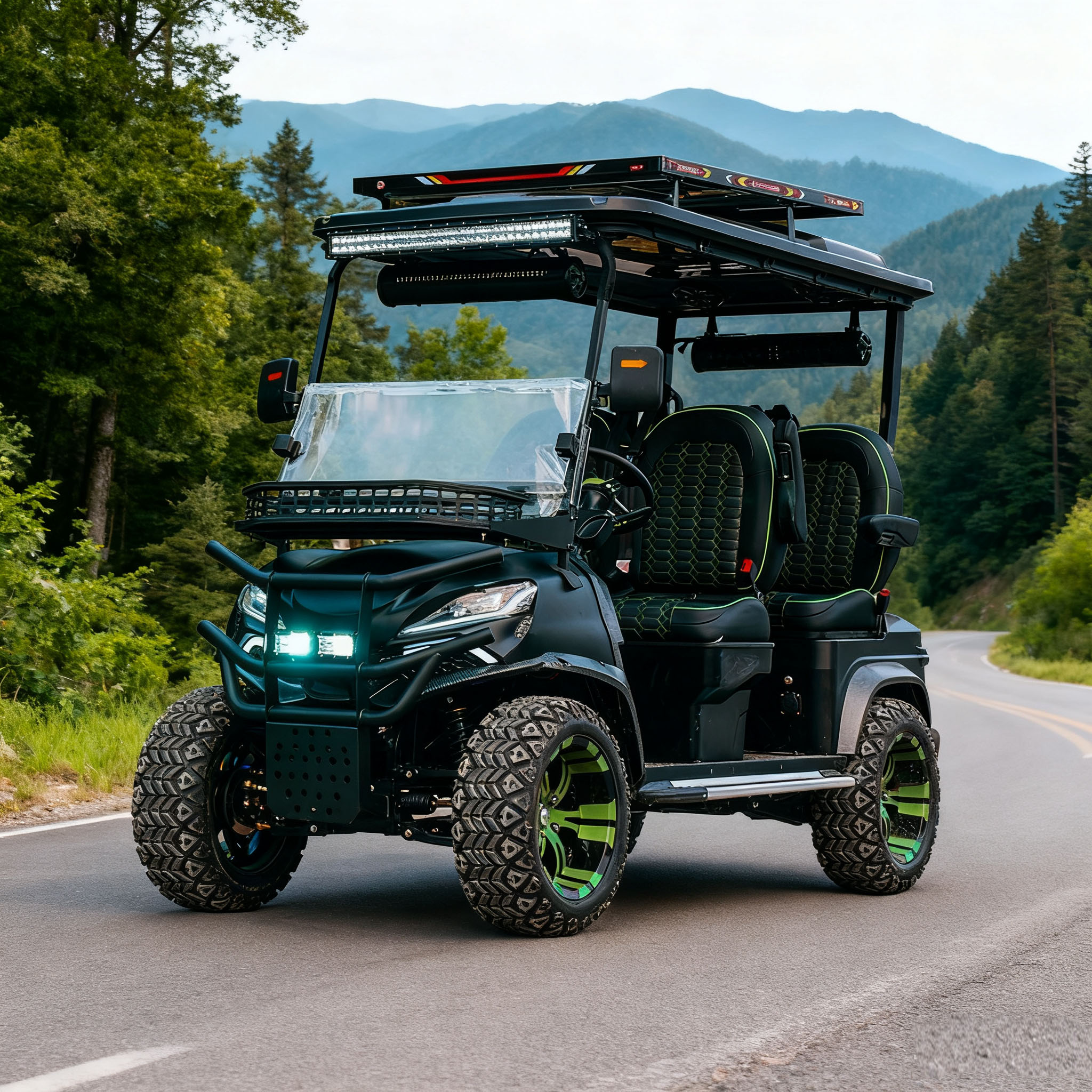 Factory Price Custom Golf Cart | OEM &amp; ODM Services with Logo Printing