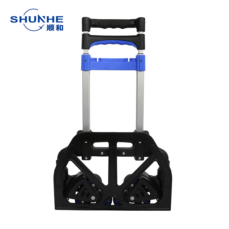Shunhe FW-90S6 Stair Climbing Portable Folding Hand Trolley Cart Aluminum Luggage Moving Hand Truck Six Wheels OEM 68kg