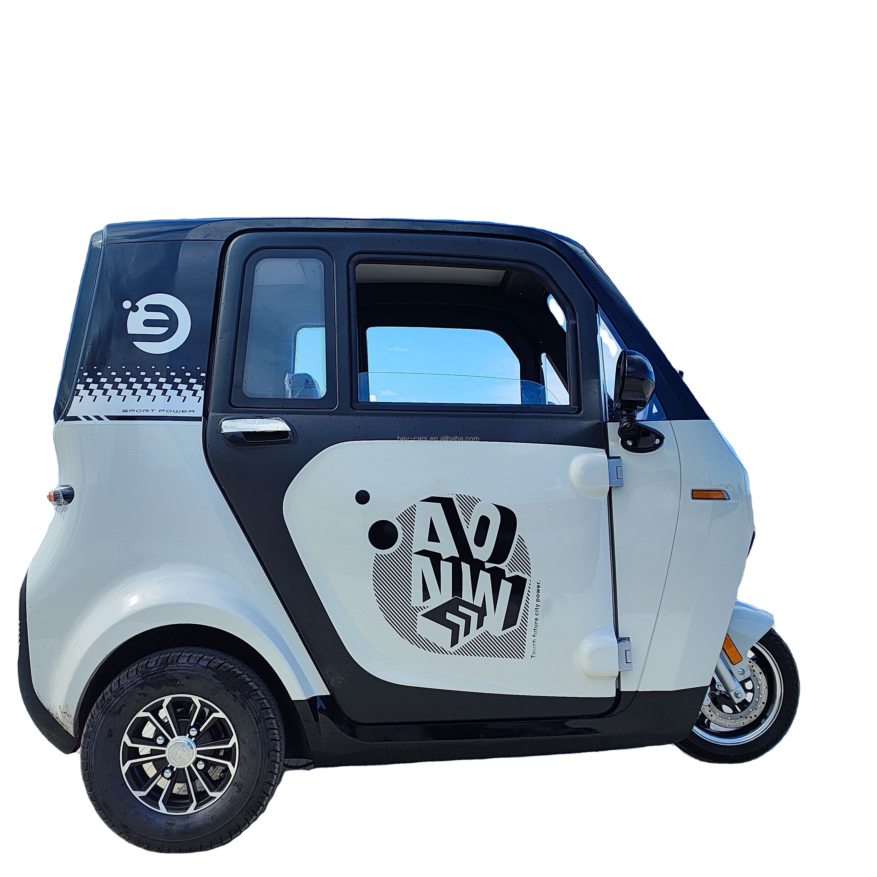 Enclosed Mobility Scooter Without A License 3 Wheel Electric Trike Coche De 80km Range Mini Cars For Sale L2e Small Car