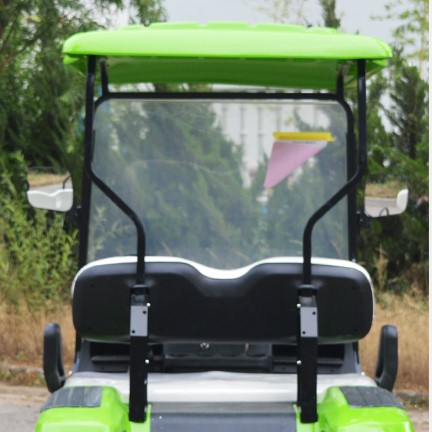 Electric Golf Cart 2 Seater with Lithium Battery 3.5kW Motor Unloading Flat Box &amp; Cargo Box for Hotel Use