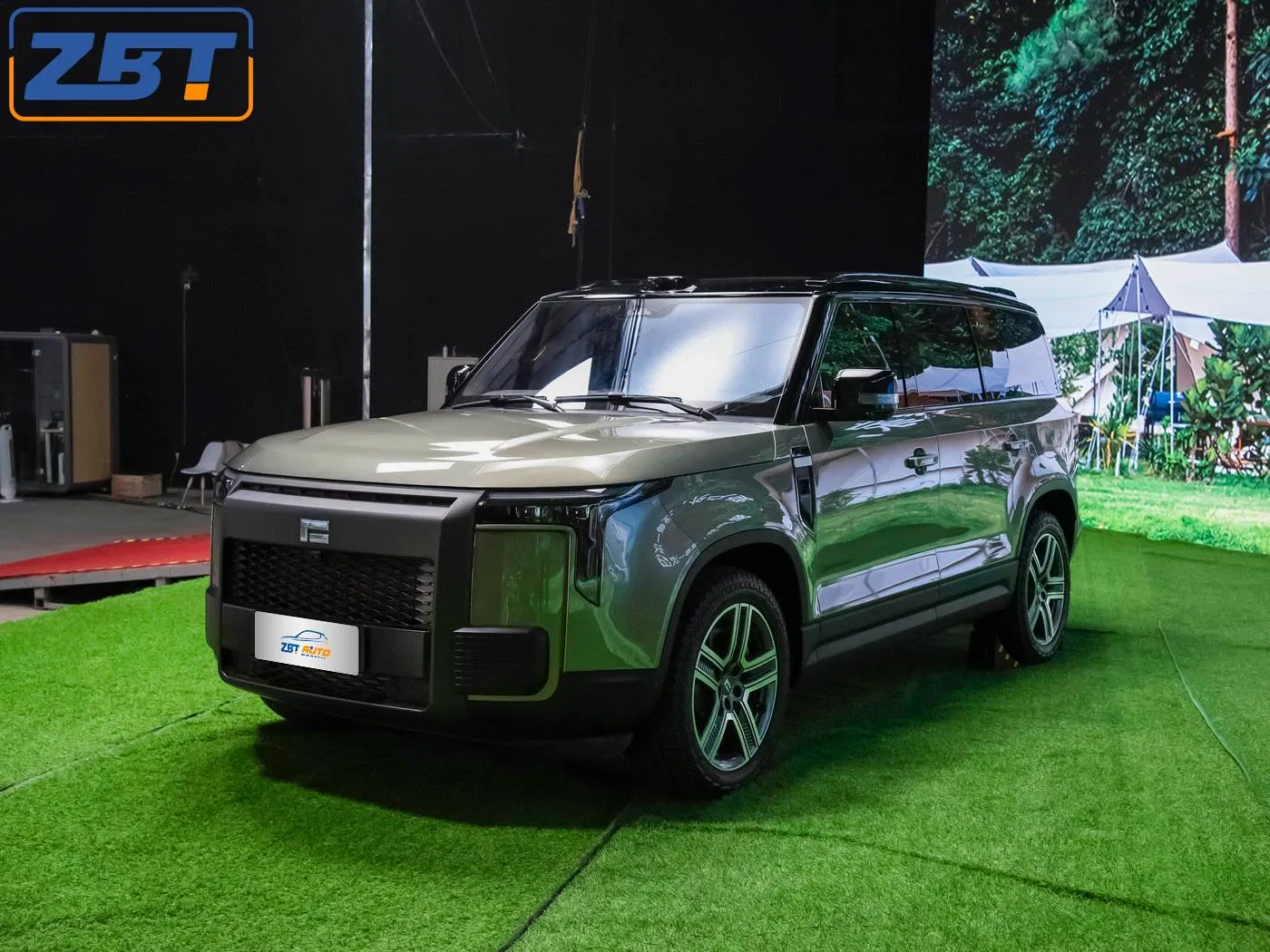 2024 6 Seat and 7 Seats Series Hybrid Extender Range Car Polar Stone Rox 01 Jishi 01 New Energy Luxury Electric SUV Vehicle