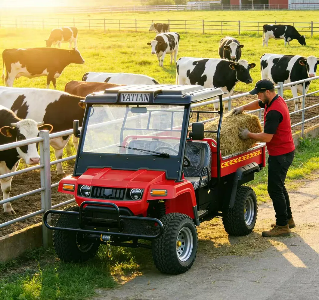 Electric Utility Vehicle High Efficiency Sprayer for American Orchards