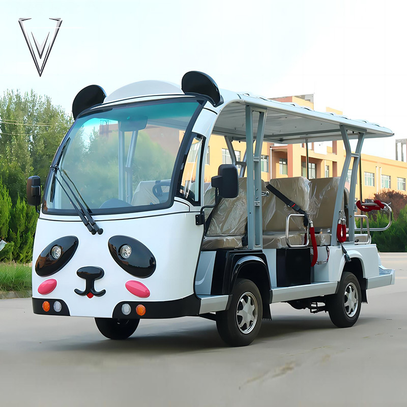 Japanese Cartoon-Themed Electric Shuttle Bus Double Decker 14 &amp; 8 Seater for Airport Sightseeing &amp; Car Rentals for Sale
