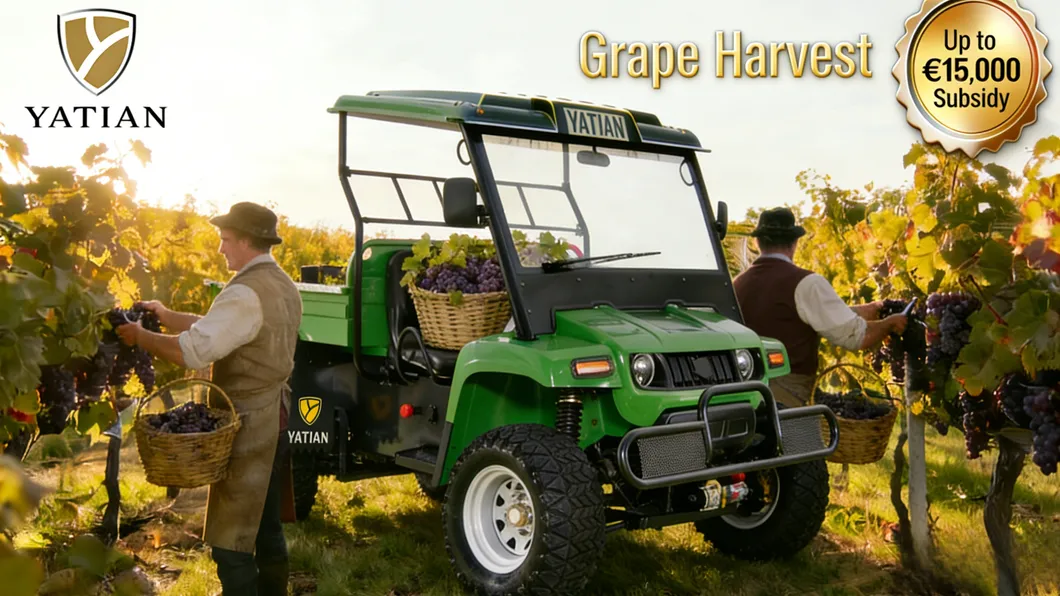 Electric Utility Vehicle High Efficiency Sprayer for American Orchards