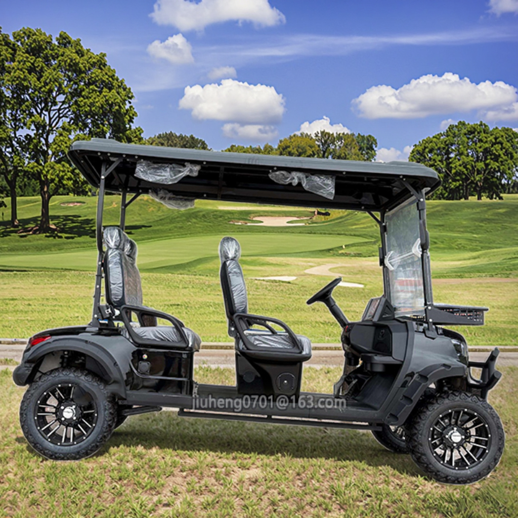 Factory Manufactured Electric Golf Carts CE Certified 60V-72V 3-4 Seats 4 New Hunting Carts Agricultural Farm Delivery Cargo