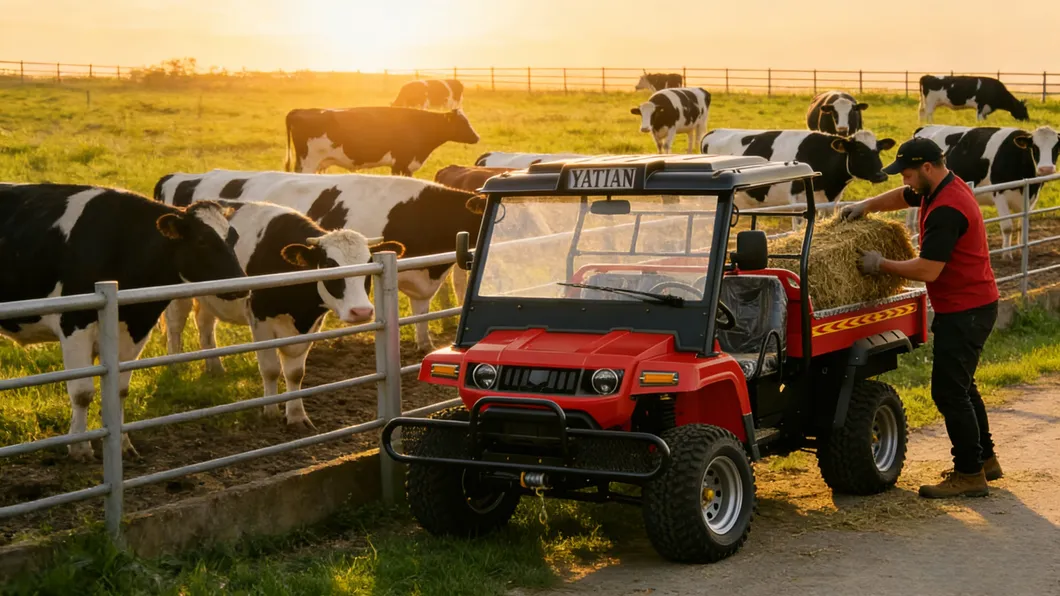 Electric Utility Vehicle High Efficiency Sprayer for American Orchards