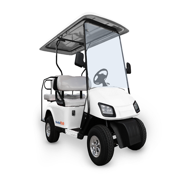 2024 New Electric 4 Passenger Golf Cart with Lithium Battery and 5kW Motor Reliable Seats