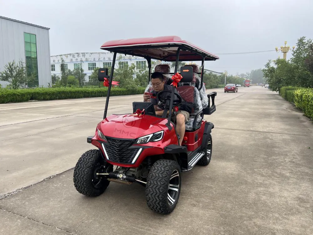 Luxurious Golf Cart Front View