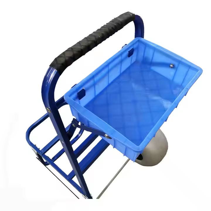 Portable Aluminum Folding Collapsible Beach Cart Steel Platform Two-Wheel Surfboard Fishing Wagon Hand Trolleys OEM Customizable