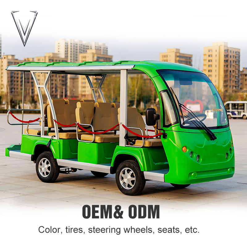Japanese Cartoon-Themed Electric Shuttle Bus Double Decker 14 &amp; 8 Seater for Airport Sightseeing &amp; Car Rentals for Sale