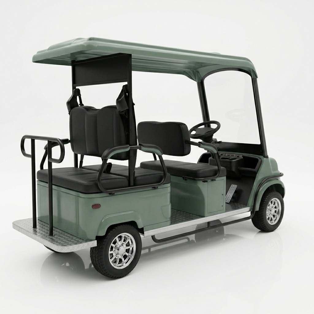 Electric Golf Carts 6 Seater Golf Buggy Electric Scooter Car for Outdoor Sightseeing Golf Course Transport