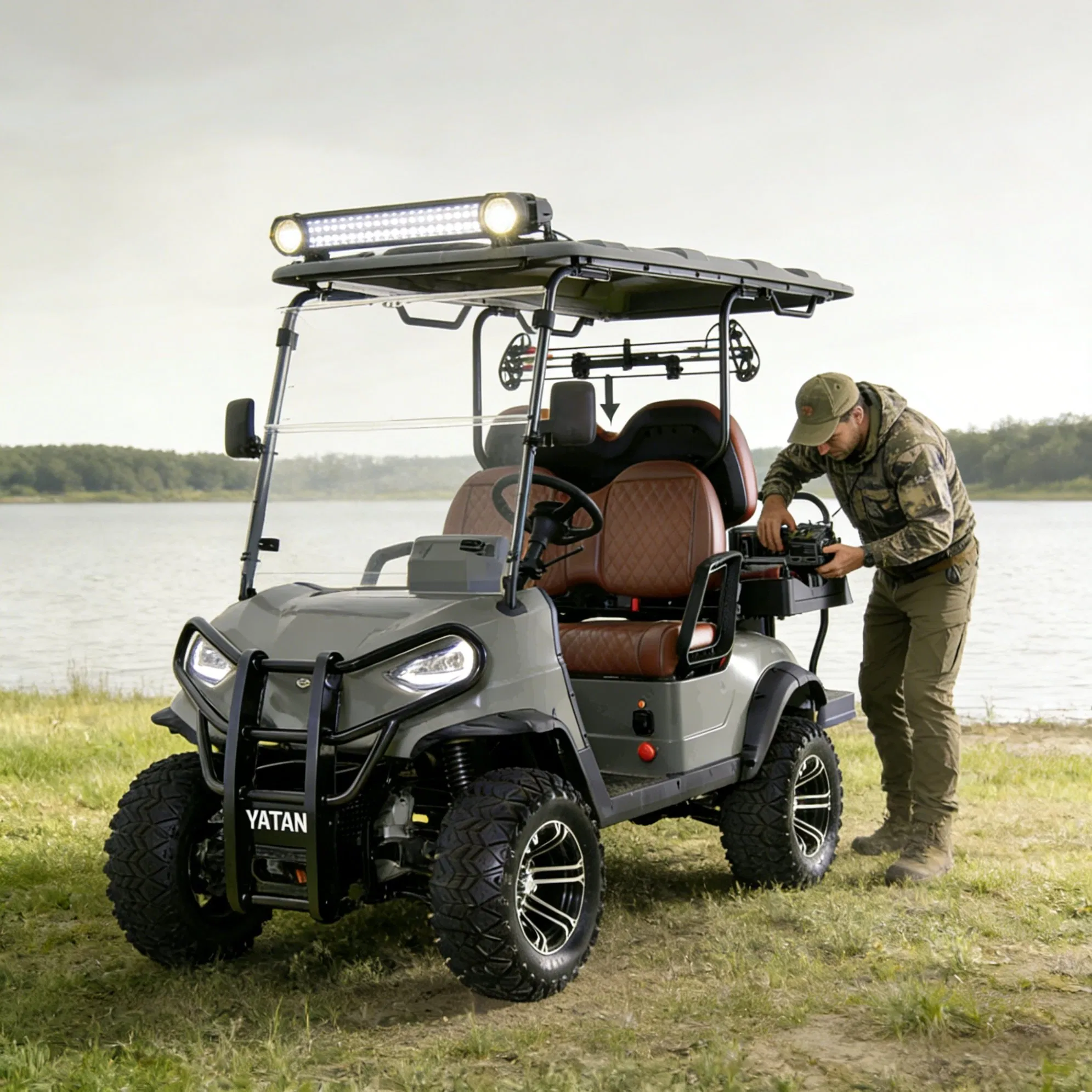 Gq22p 4X4 Electric UTV off-Road Utility Vehicle for Hunting, Farms &amp; Outdoor Work