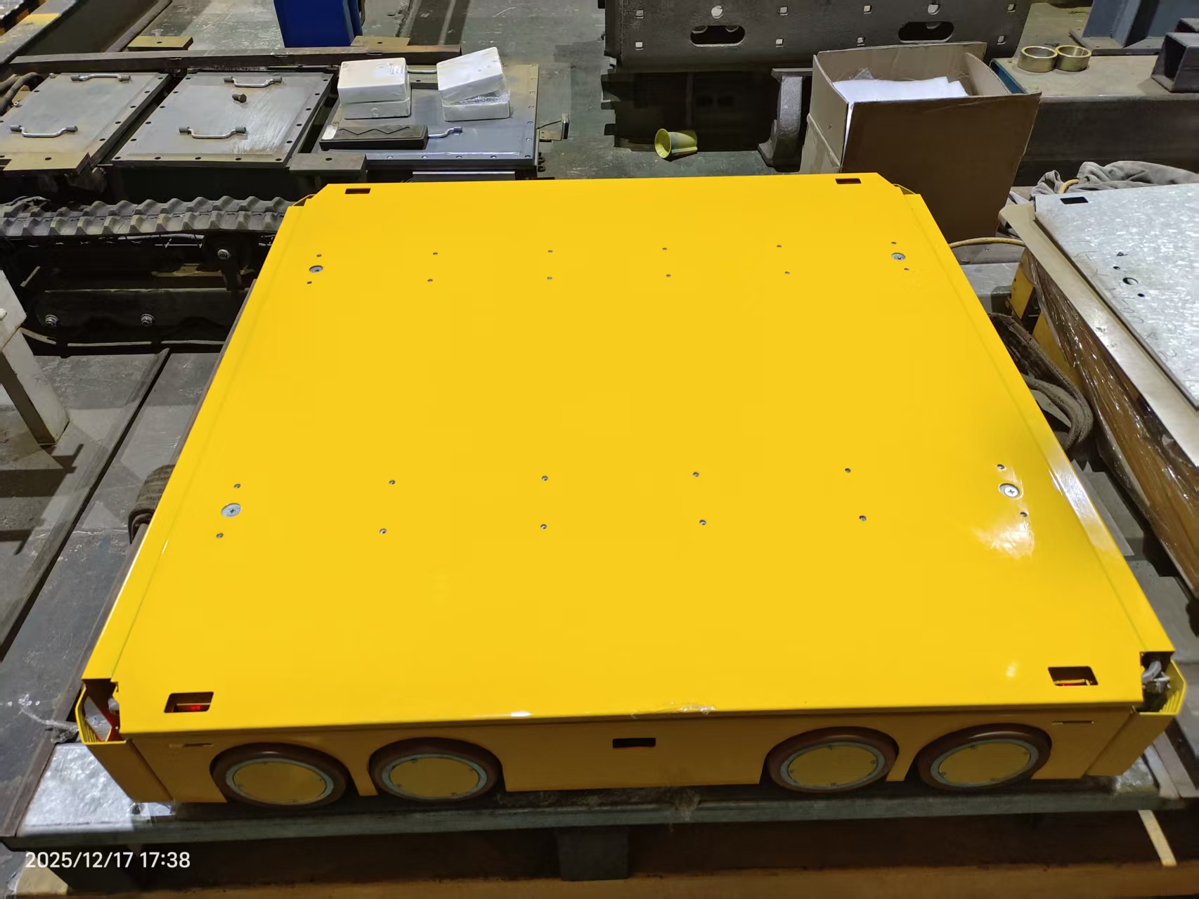 ASRS Four-Way Shuttle Stainless Steel Platform Warehouse Storage OEM Customized RGV Shuttle Car