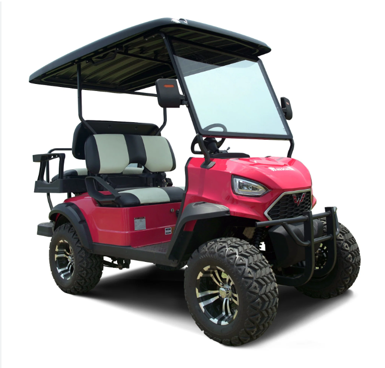 2024 New Electric 4 Passenger Golf Cart with Lithium Battery and 5kW Motor Reliable Seats