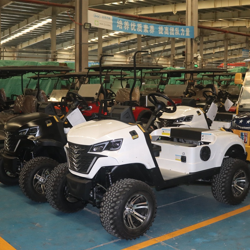4x4 Off-Road Electric Golf Buggy Car Cheap Prices 6-Seater Steel UAE Electriques Cart 5kw Motor Compatible Club Car for Sale