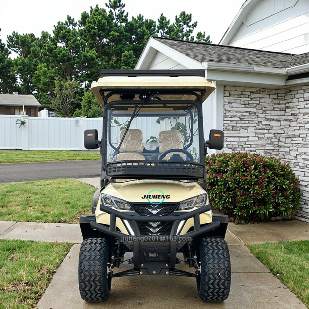 The New Type of Electric Golf Cart Is a 4-seater Off-road Sightseeing Vehicle with a 60v 72V Battery Voltage
