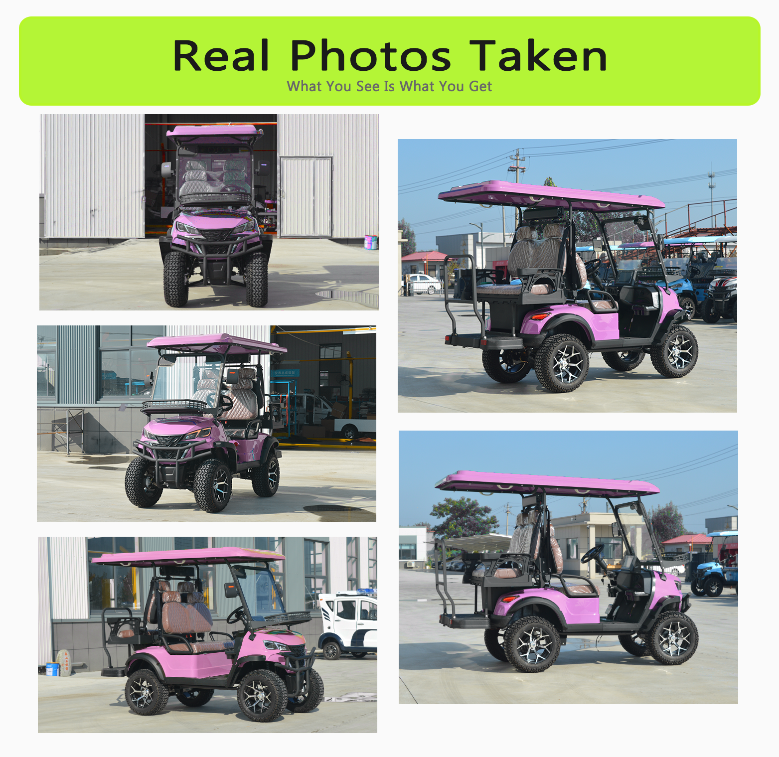 Electric Golf Cart Chassis View