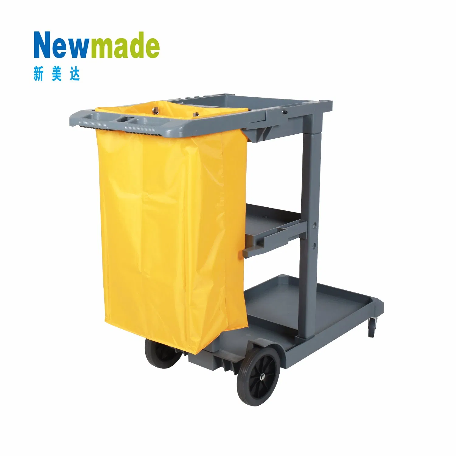 Restaurant Hotel Cleaning Trolley Janitor Cart Service Laundry Cart with Bag