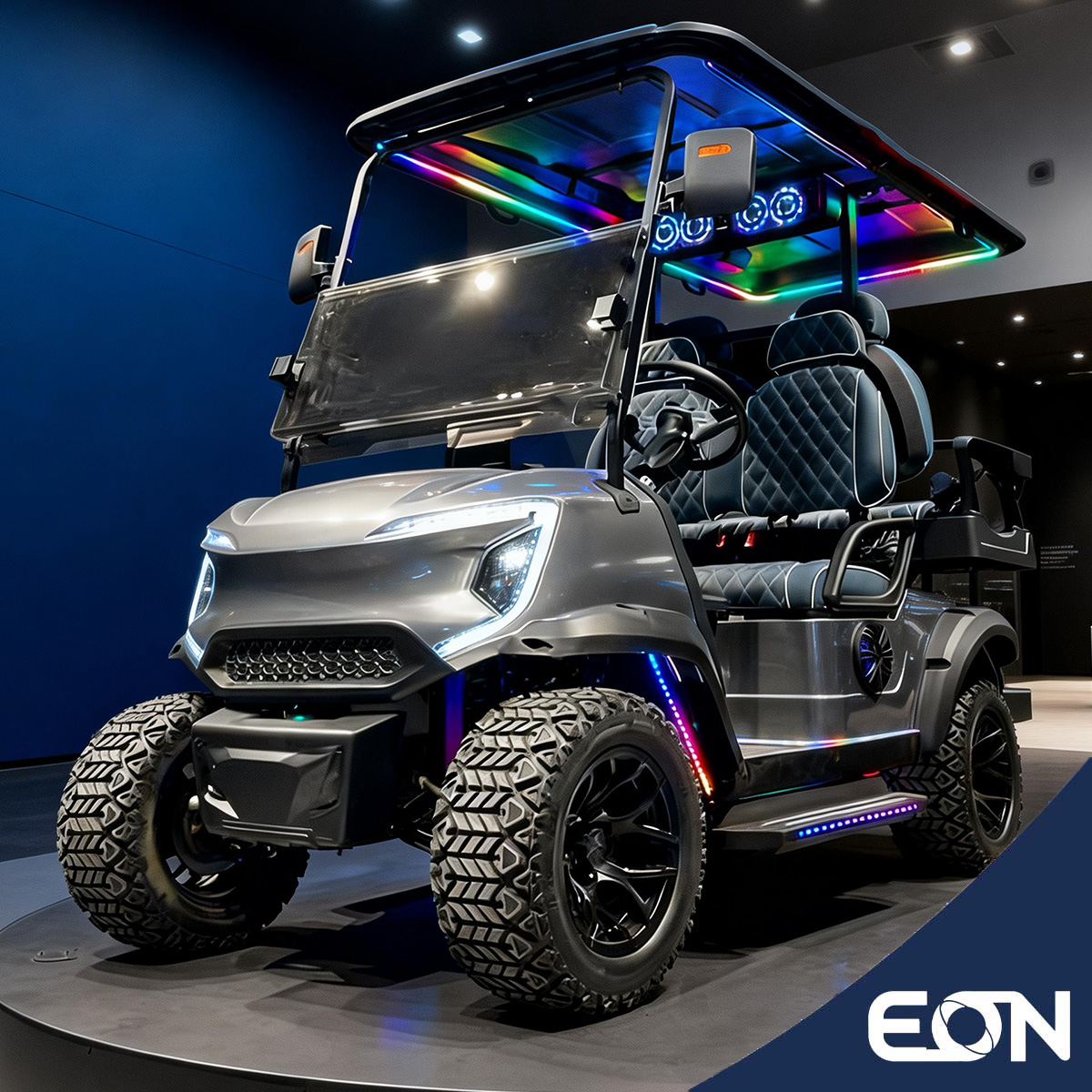 2026 Hot Sale 4 Seater Electric Golf Cart Off-Road 48/72v Golf Buggy 4/5kw Ac Motor Club Golf Car CE Certified