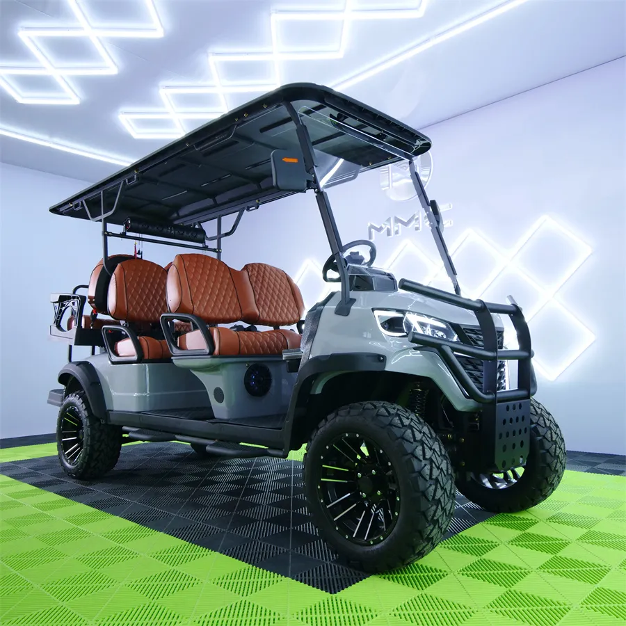 Best Selling Electric Four-Wheeler Golf Cart Electric Beach Buggy Solar-Powered Golf Club Cart Farmer's Cart Hunting Cart