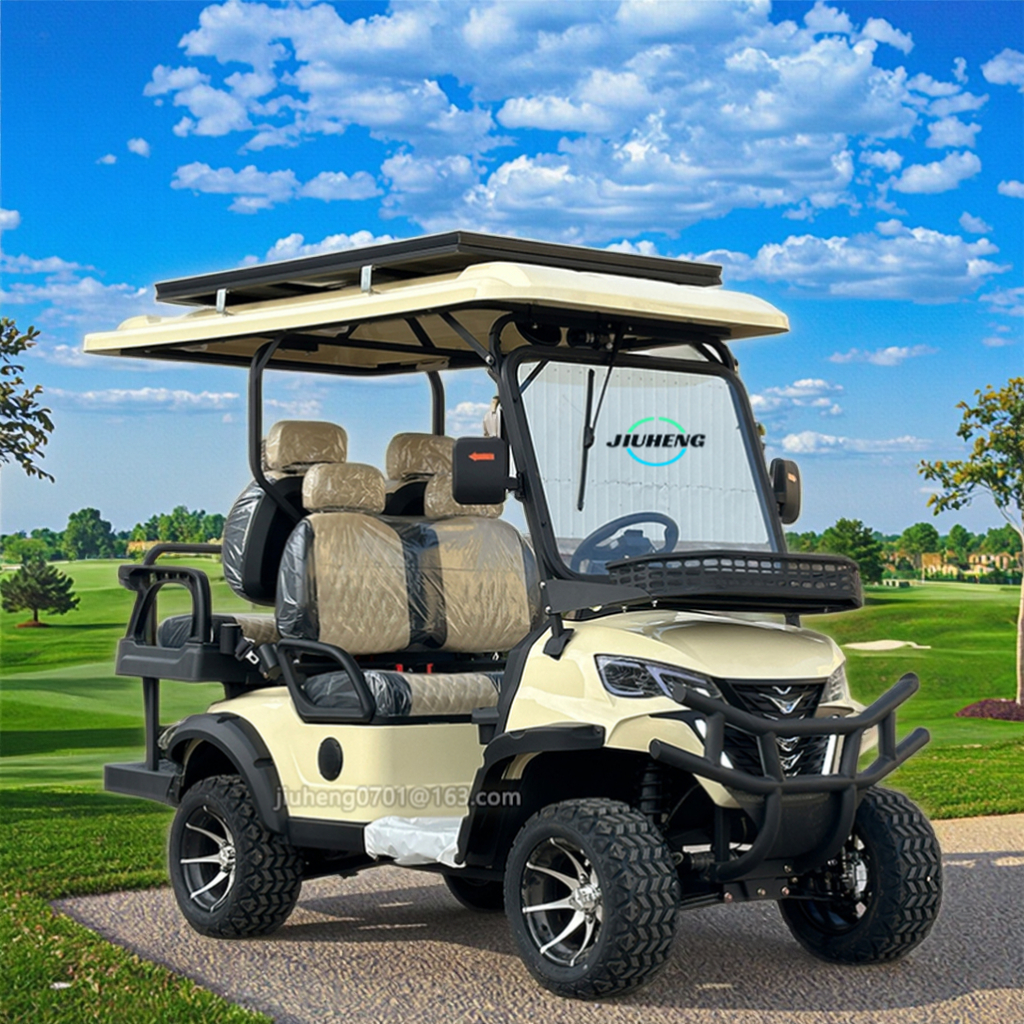 The New Type of Electric Golf Cart Is a 4-seater Off-road Sightseeing Vehicle with a 60v 72V Battery Voltage
