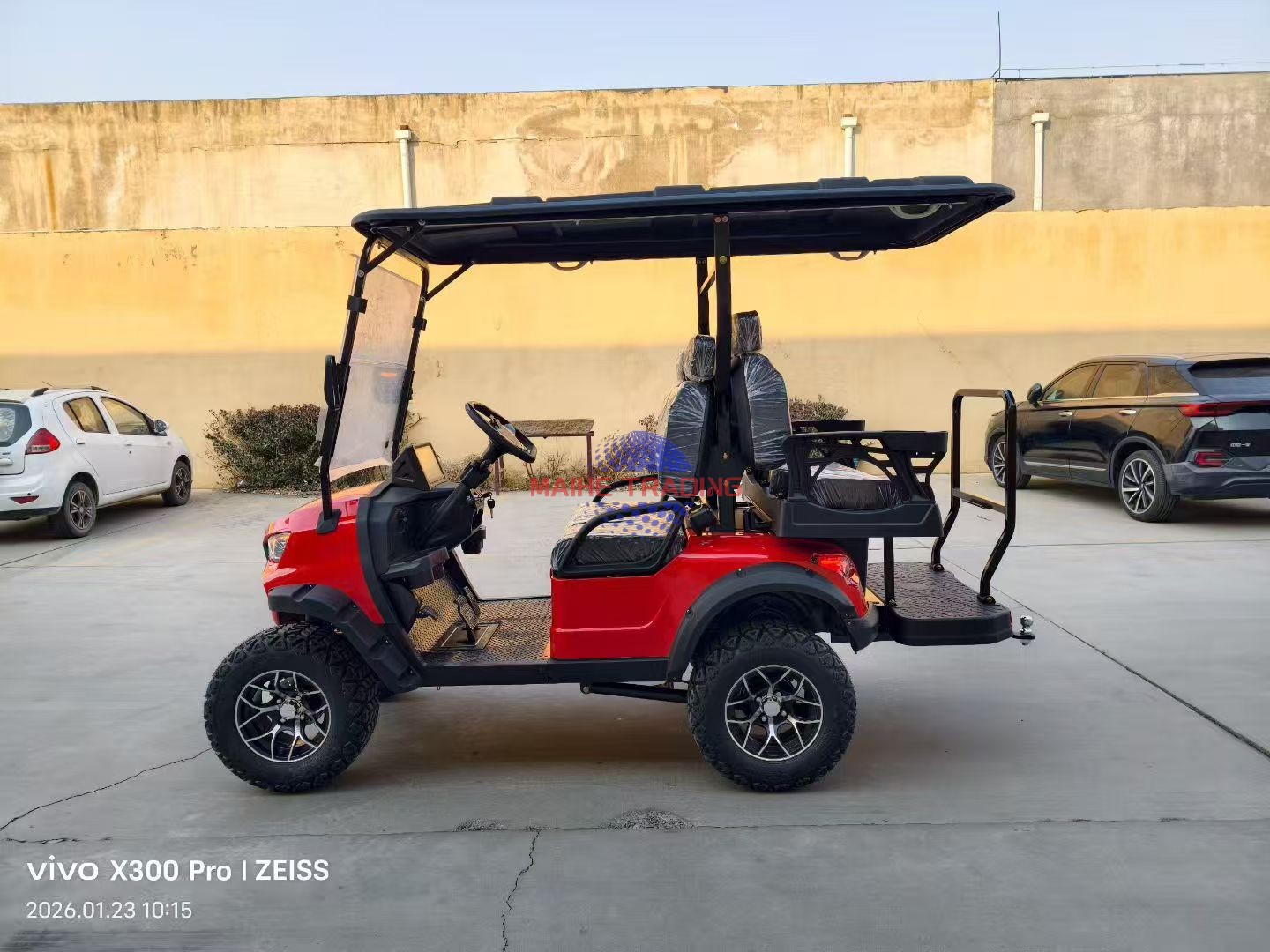 Electric Digital Display Golf Cart-Chinese Factory Direct Smart Tech for Real-Time Battery Speed Monitoring Lithium Battery