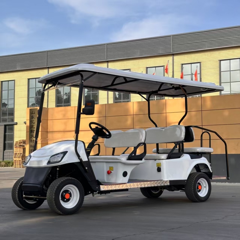 Street Legal 4WD Electric Golf Cart 60/72V Four Seats Electric Customized Golf Carts With Lithium Batteries