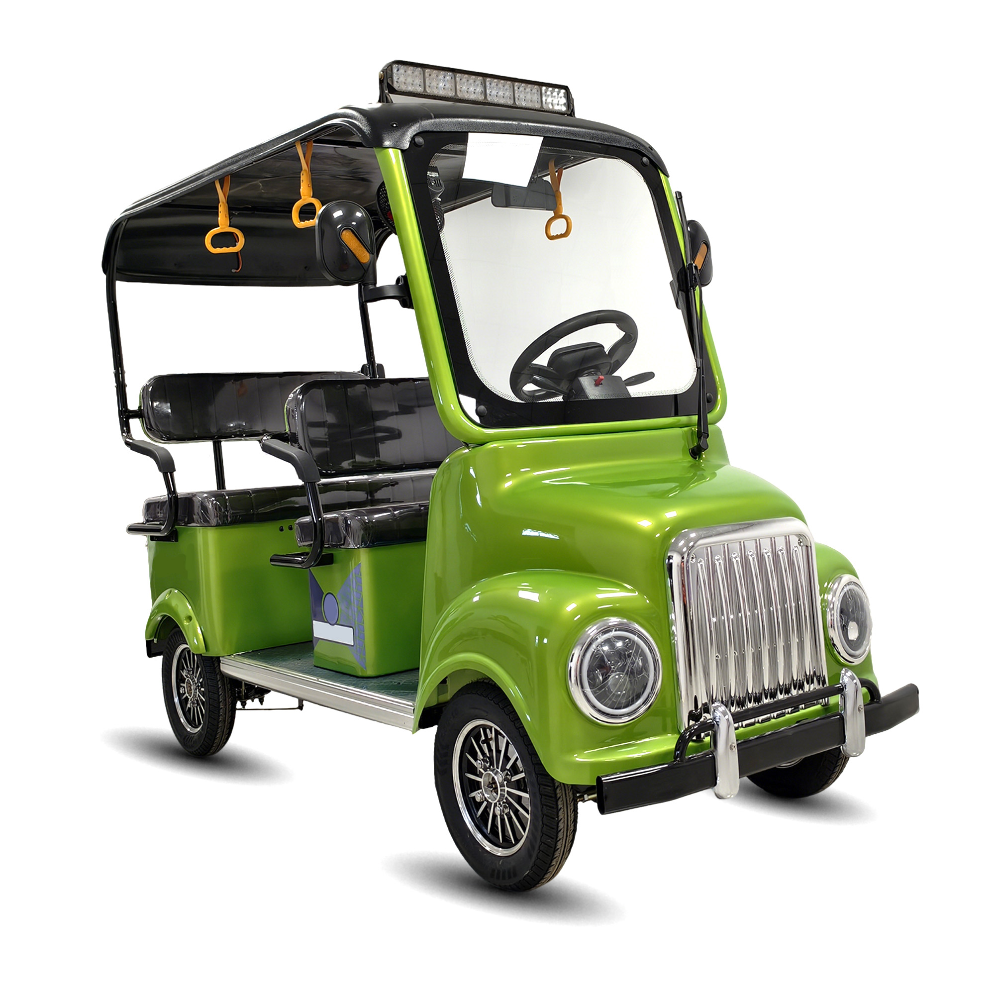 HLD New Style High Battery Life Four Wheels Electric Scooter With Rain Cover Four Wheels Electric Sightseeing Electric Golf Cart