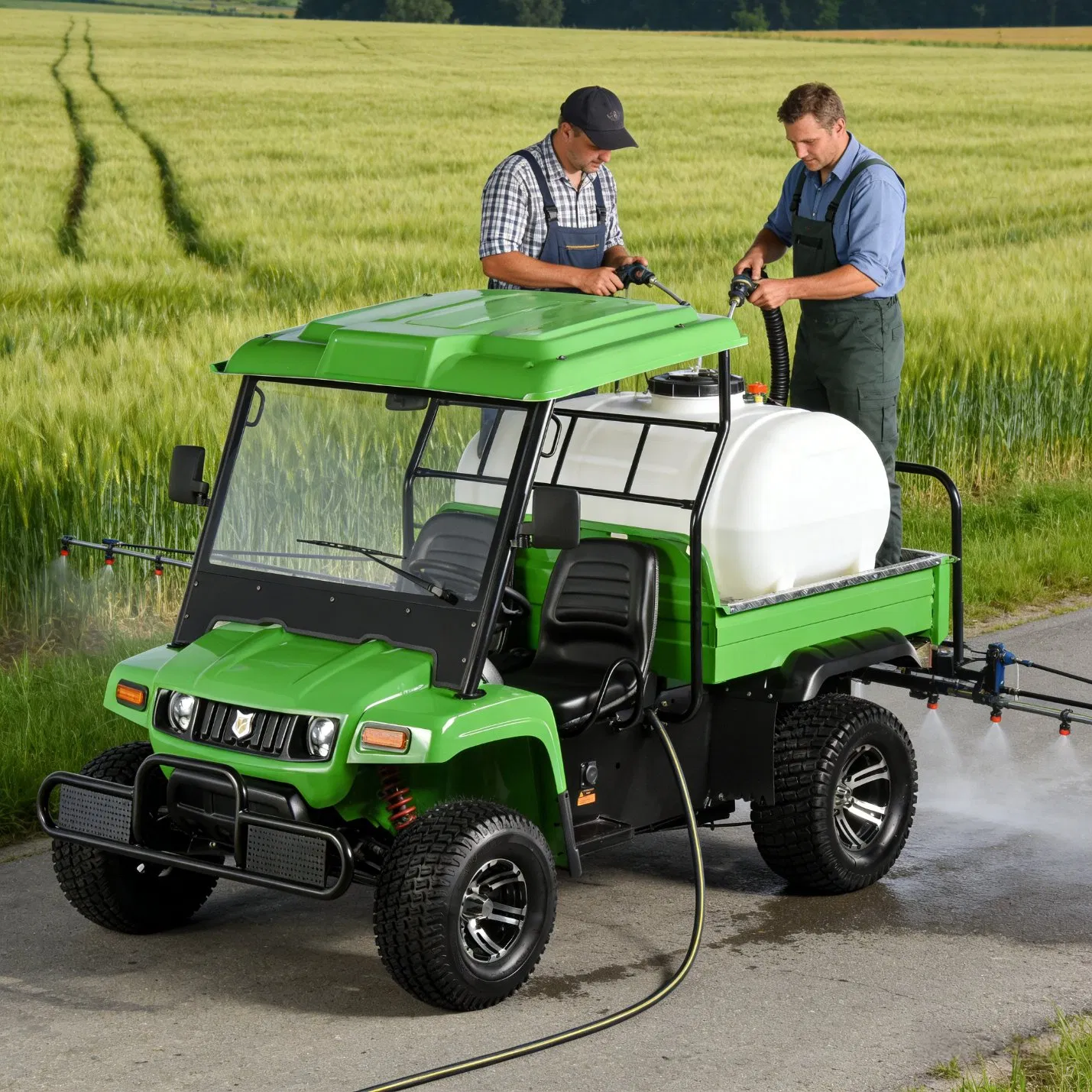 2 Seater Battery Powered 4 Wheel Utility UTV Vehicle
