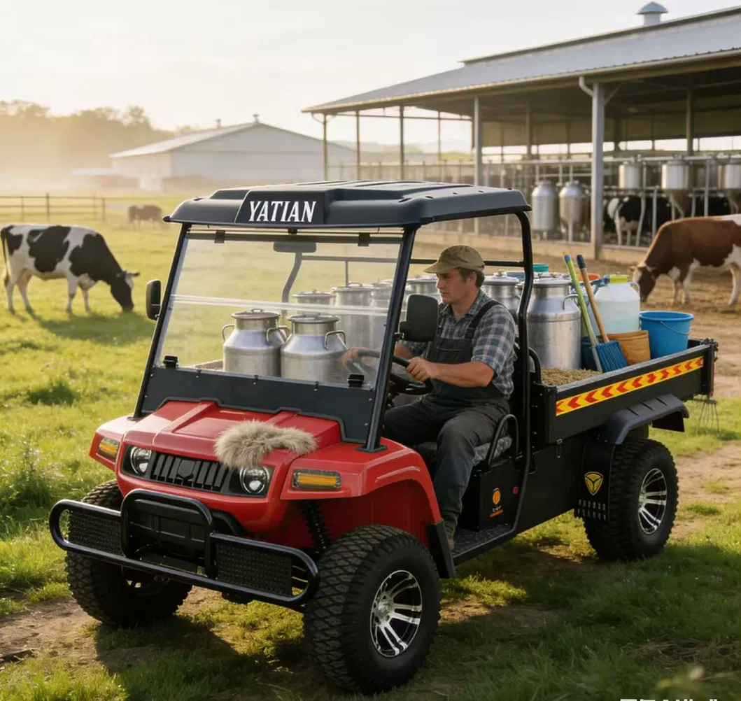 Electric Utility Vehicle High Efficiency Sprayer for American Orchards