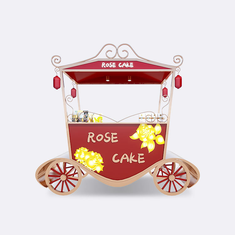 Food Drinking Stainless Steel Round and Square Tube Serving Service Trolley Cart Factory Mobile Moving Commercial Hotel Restaurant Kitchen
