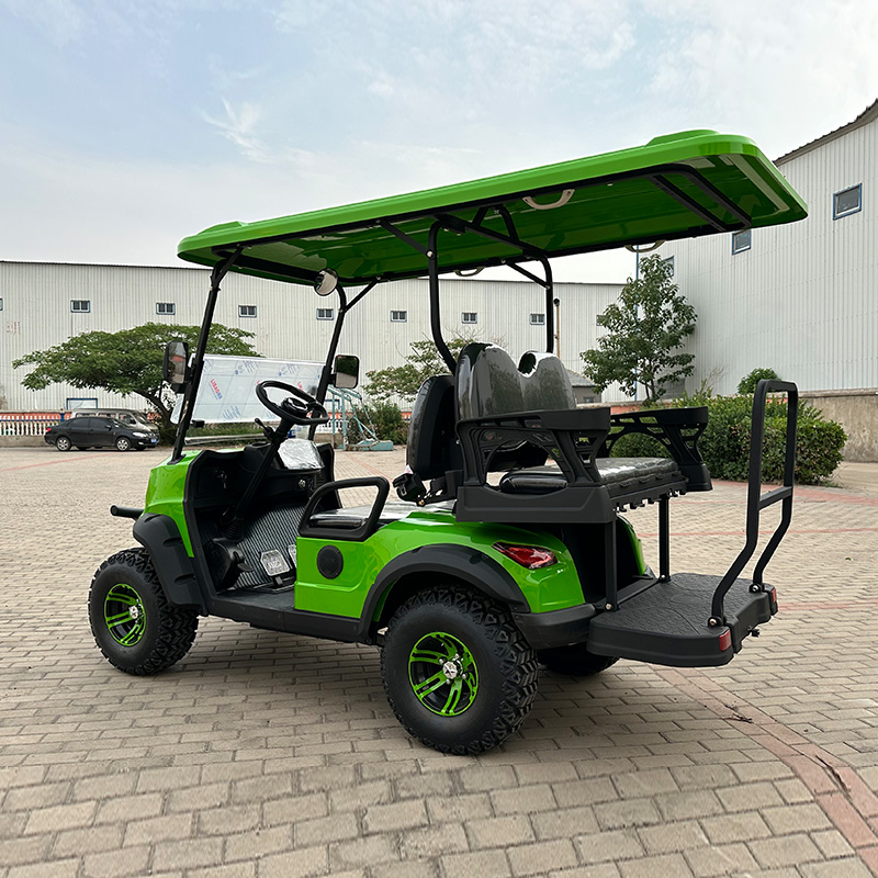 72V Electric Golf Kart 4-Seater Off-Road Buggy Lithium Battery Golf Cart for Garden Villa Electric Hunting Cart